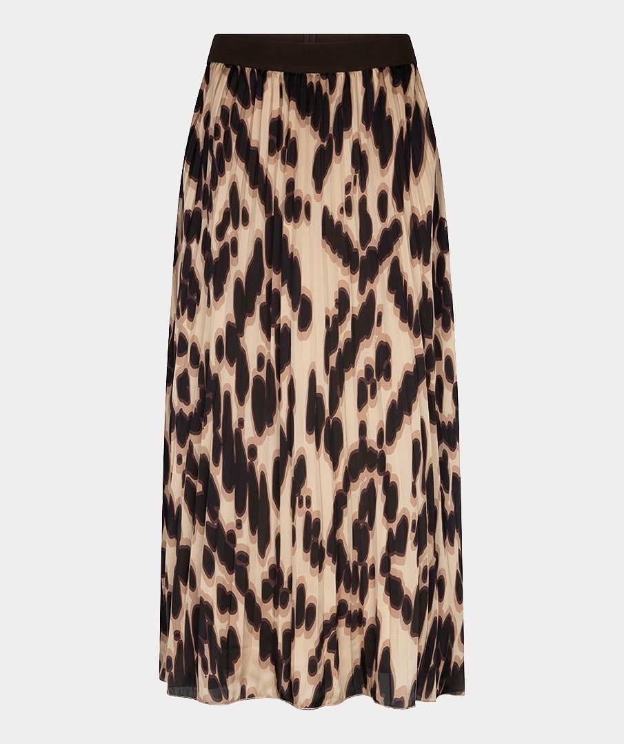 PLEATED SKIRT - PRINTED