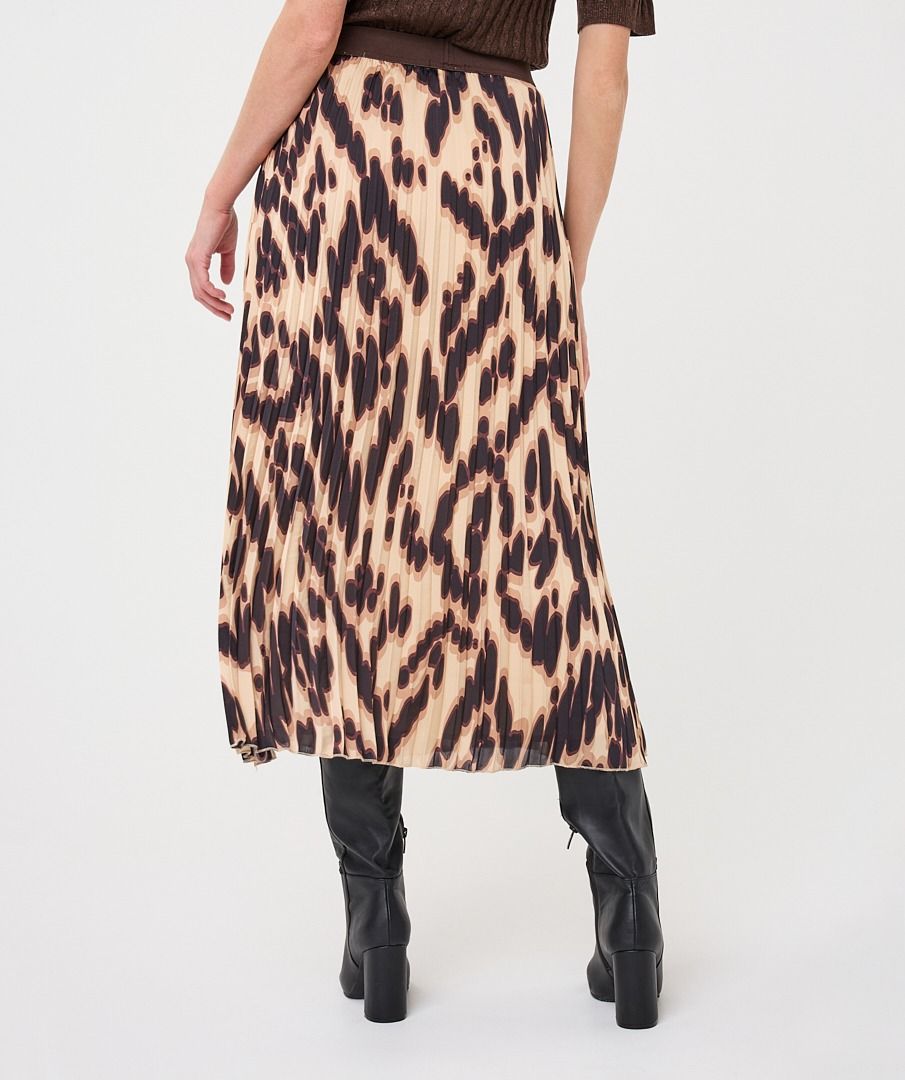 PLEATED SKIRT - PRINTED