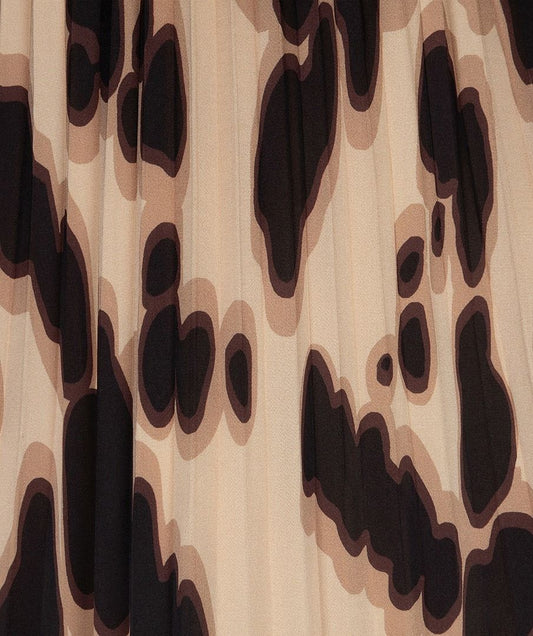 PLEATED SKIRT - PRINTED