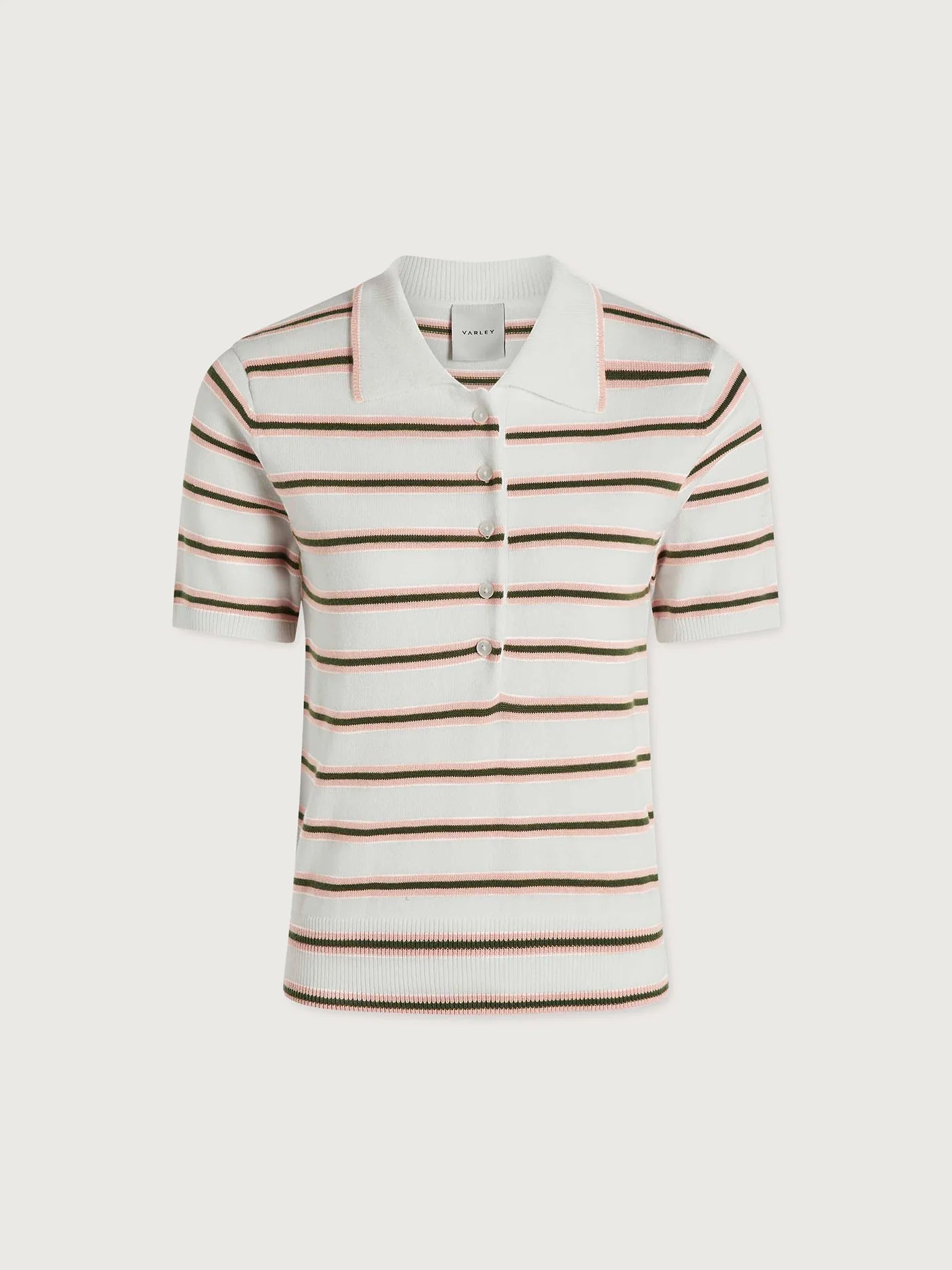 FAUSTINE BUTTON NECK POLO