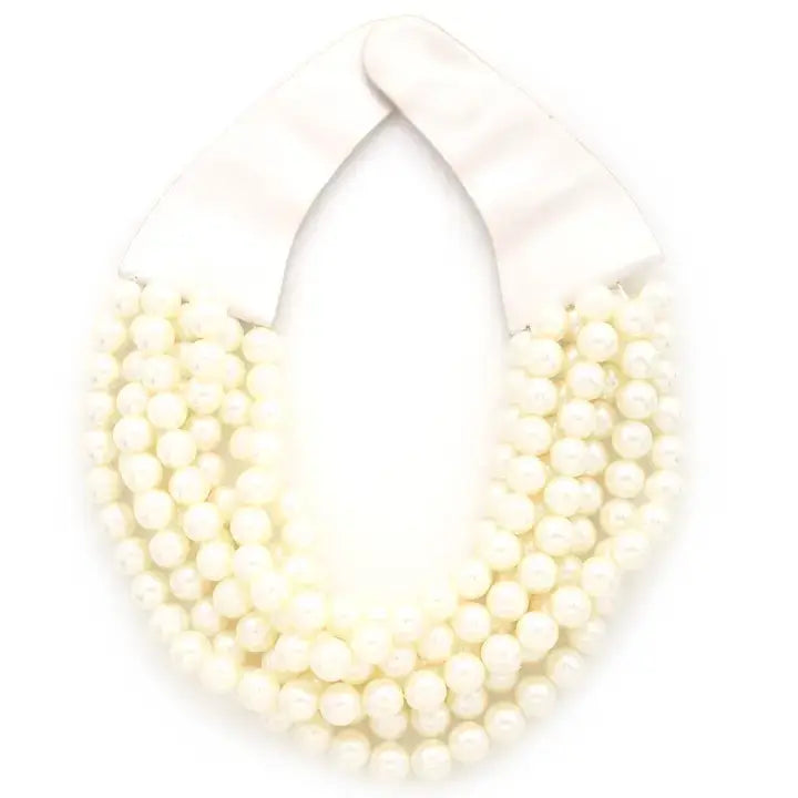 CHUNKY BEADED LAYERED NECKLACE