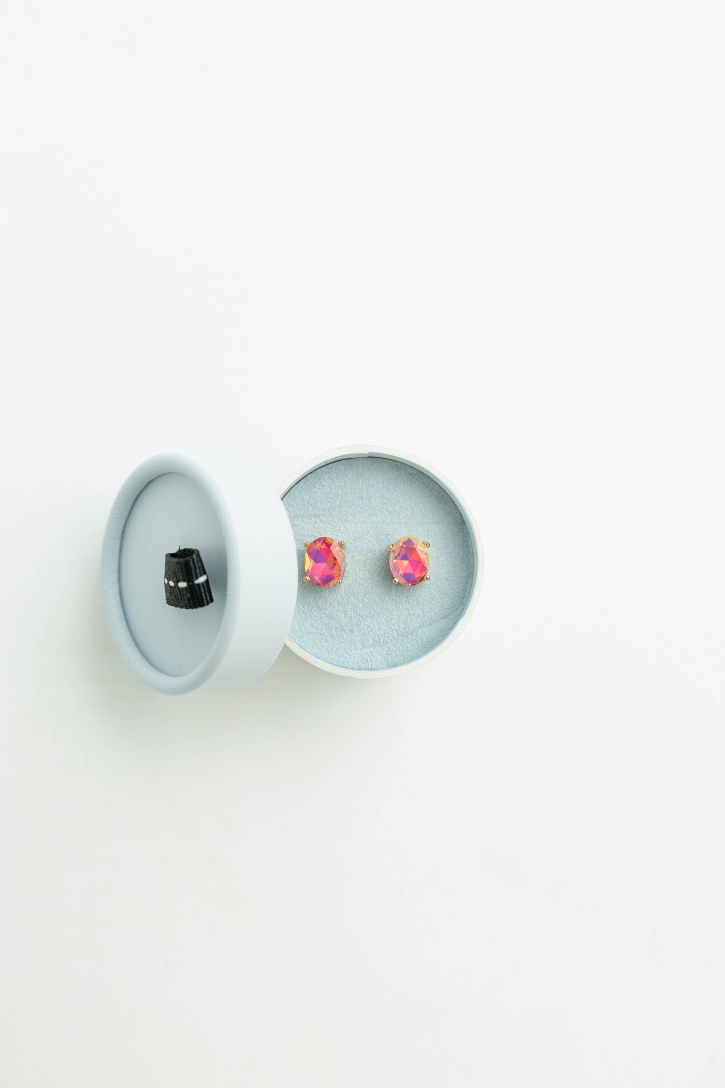 Crystal Powder Boxed Earring