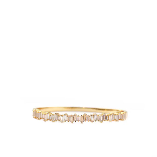 SLANTED BAQUETTE BANGLE