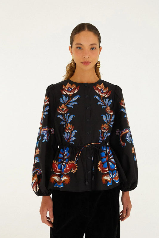 ENERGY FLORAL BLOUSE