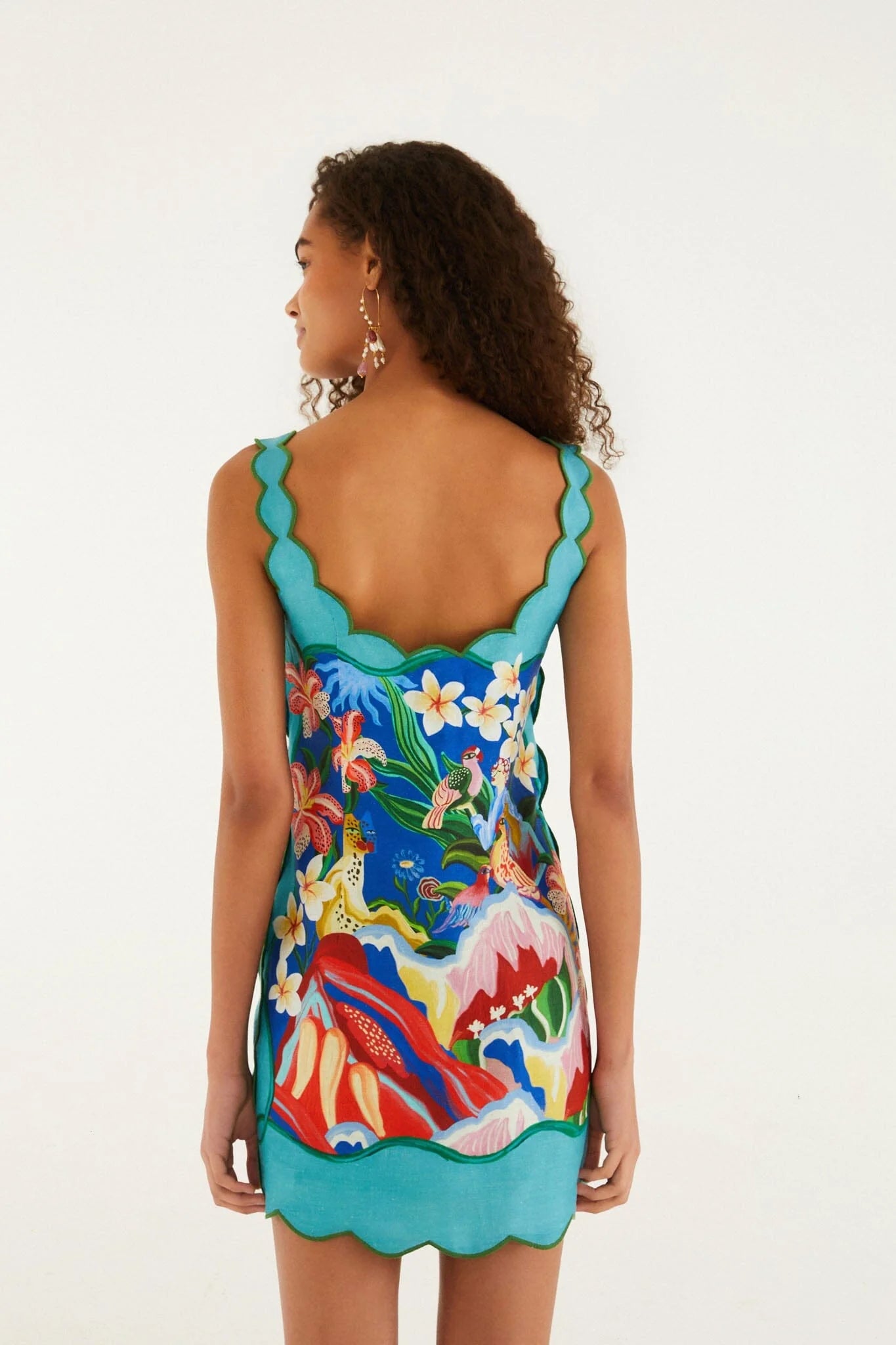 GARDEN OF LIFE SCARF DRESS