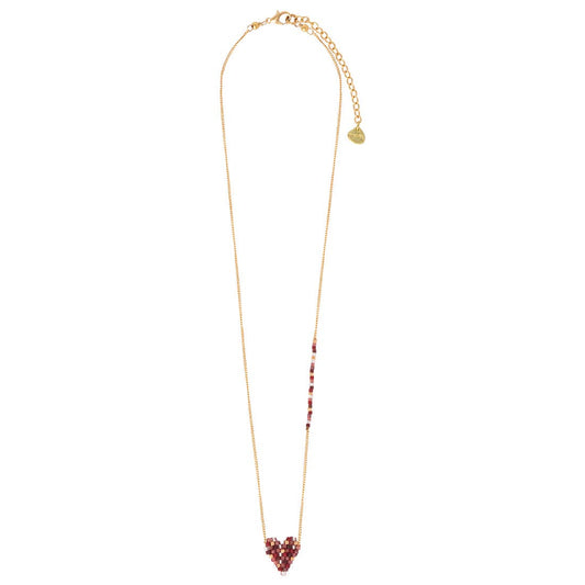 Heartsy Purple Necklace