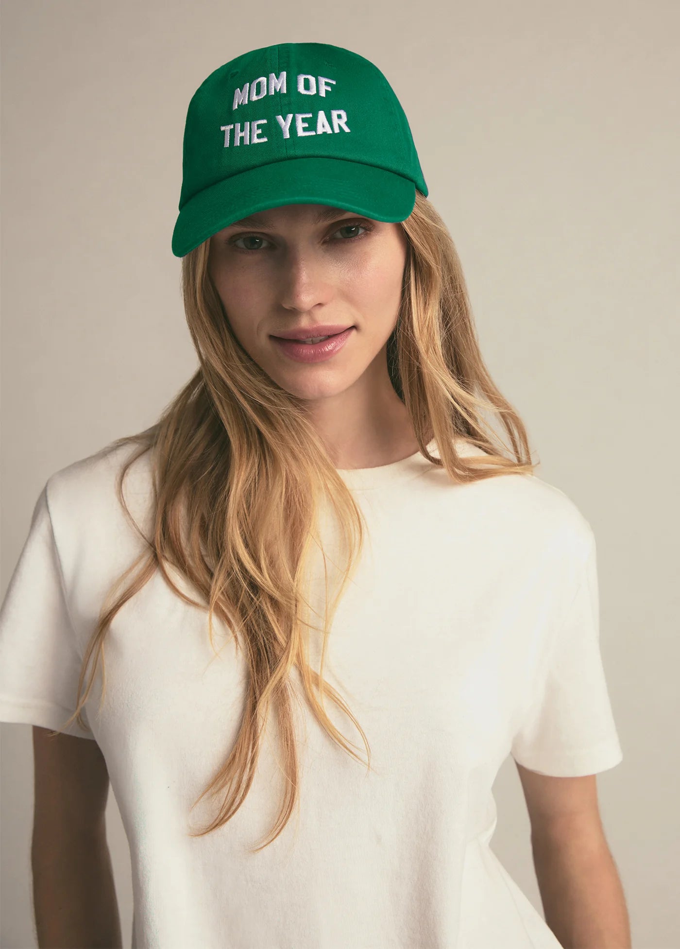 MOM OF THE YEAR BASEBALL HAT- GREEN