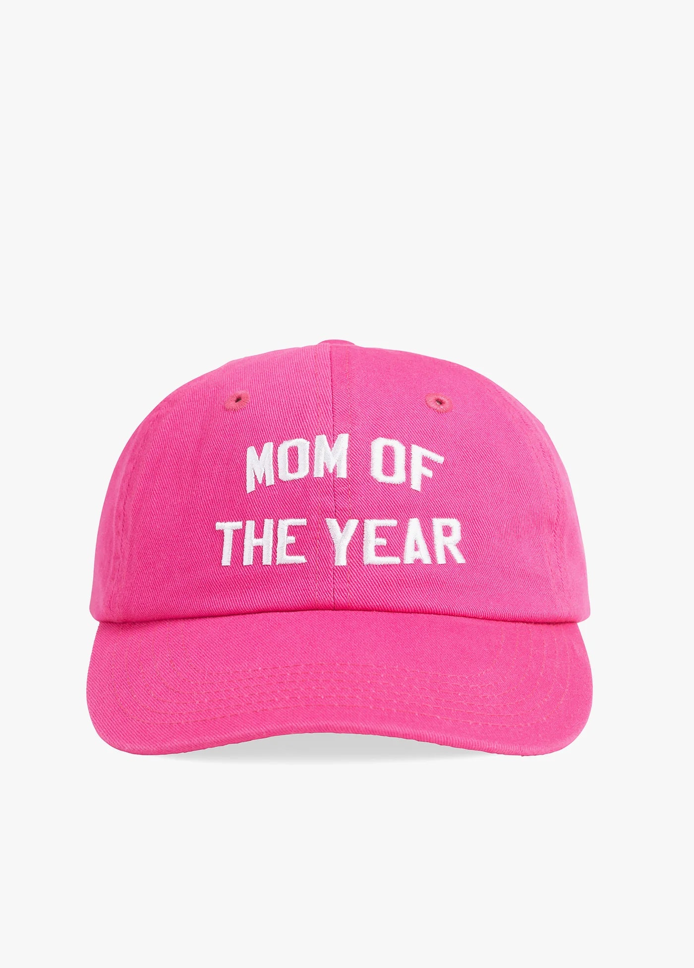 MOM OF THE YEAR BASEBALL HAT- PINK