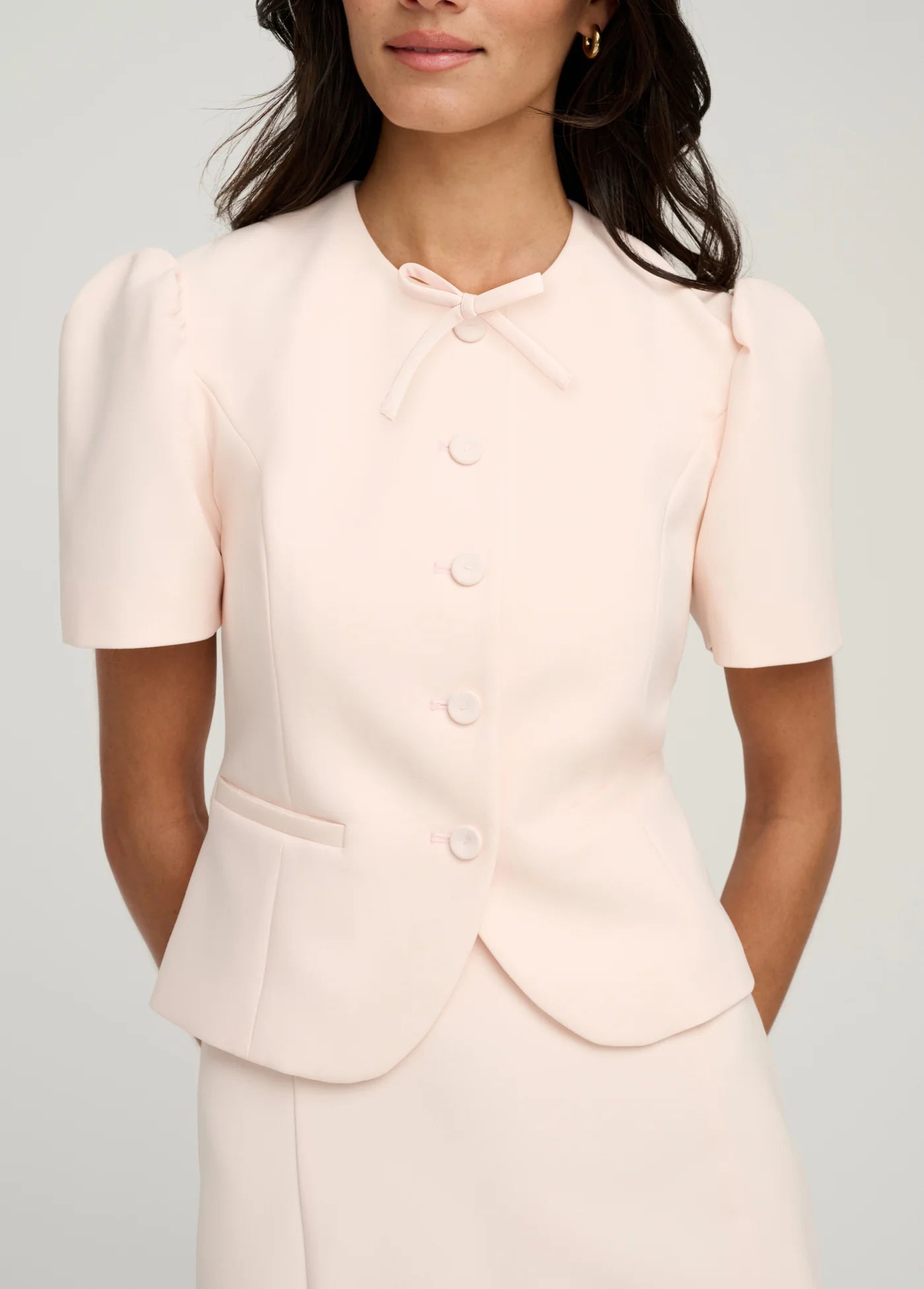 THE PARDON JACKET - BLUSH PINK