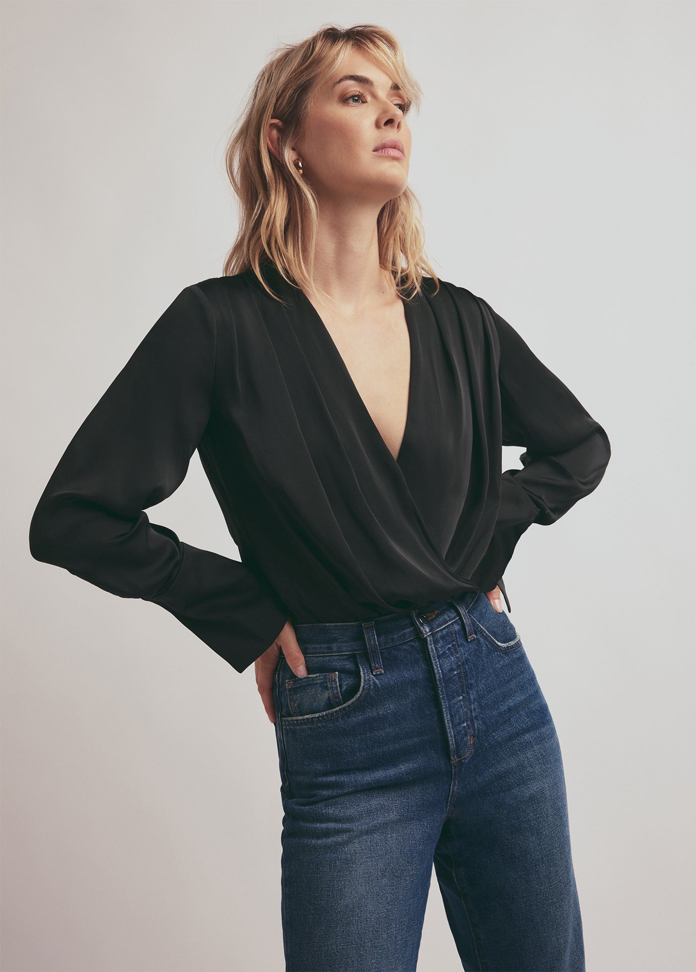 BLACK THE DATE BLOUSE