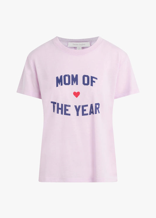MOM OF THE YEAR SHIRT - WISTERIA