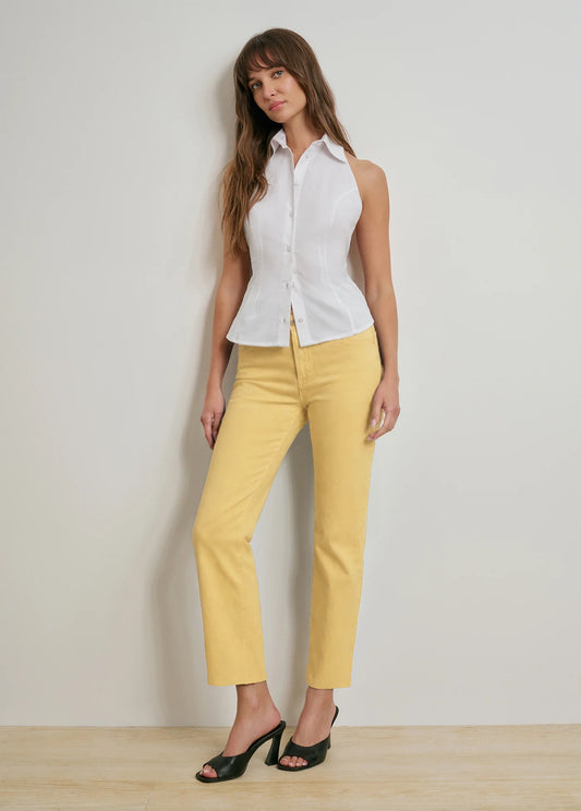 THE VALENTINA SUPER HIGH RISE STRAIGHT - GOLDEN