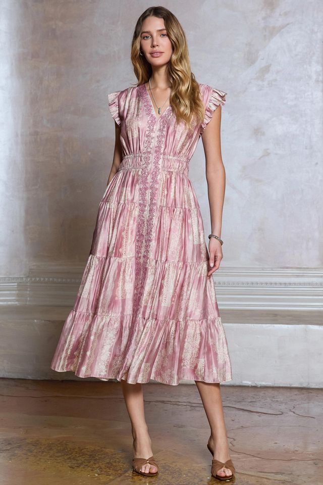 FLORAL MIDI DRESS