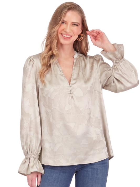 SPLIT NECK TOP