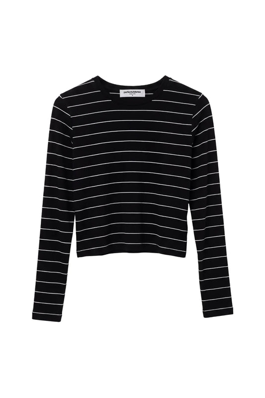 LISA LONG SLEEVE - BLACK STRIPE