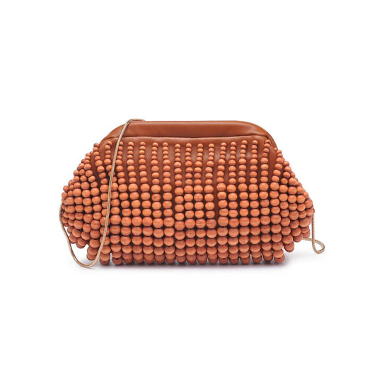 LYDIA CLUTCH - TAN
