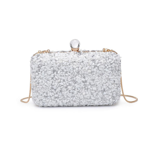PENELOPE EVENING BAG - WHITE