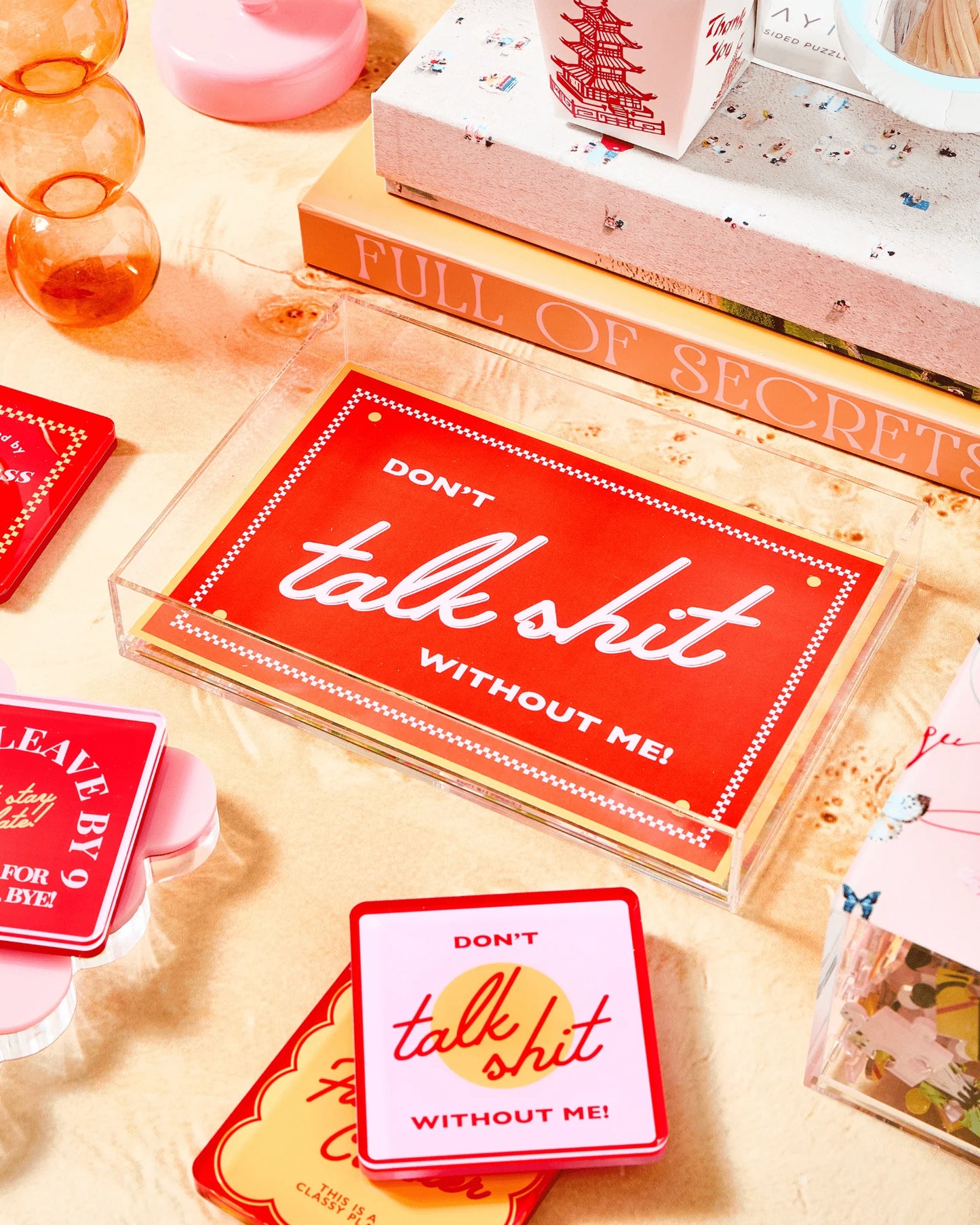 SNARKY TRAY - RED