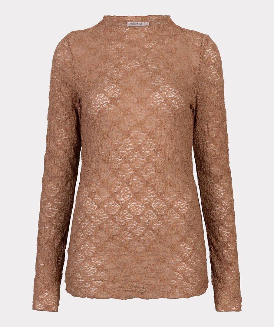 LACE LONG SLEEVE TOP