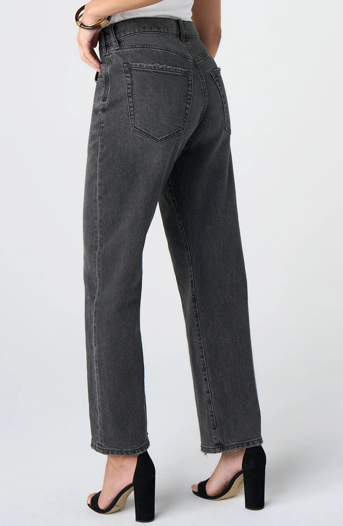 MAISIE HR VINTAGE STRAIGHT 30INS - SHADOW OPAL GREY