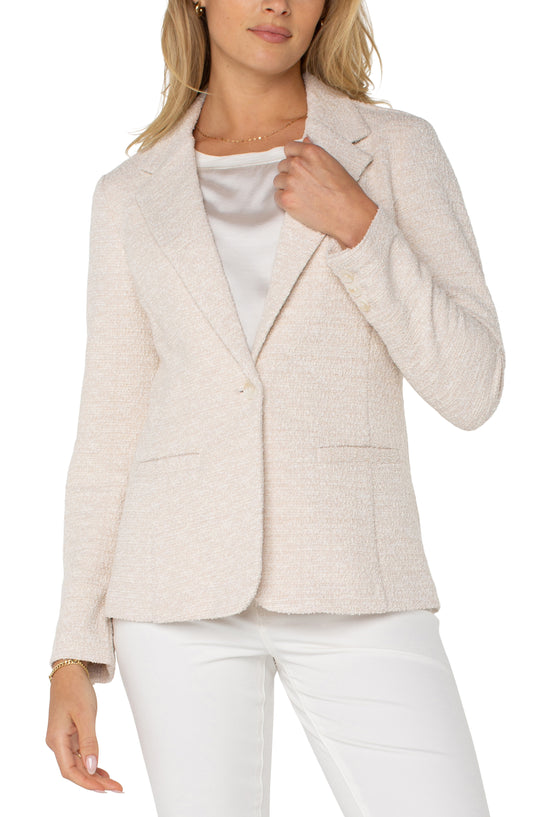 FITTED BLAZER - BONE